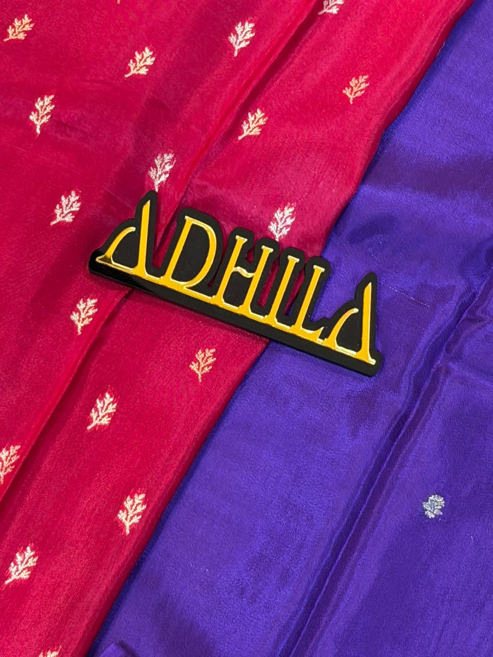 Viscose Crape Butta Saree – Purple