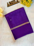 Viscose Crape Butta Saree – Purple